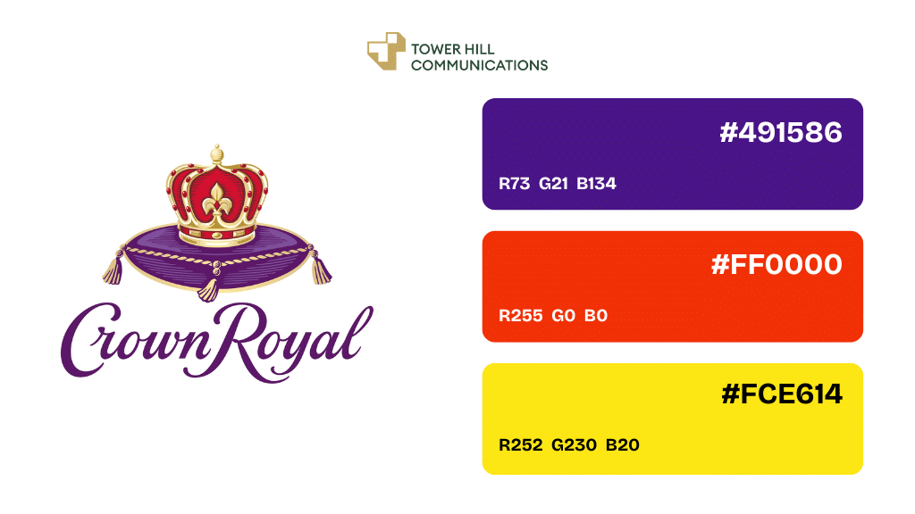 mã màu logo crown royal
