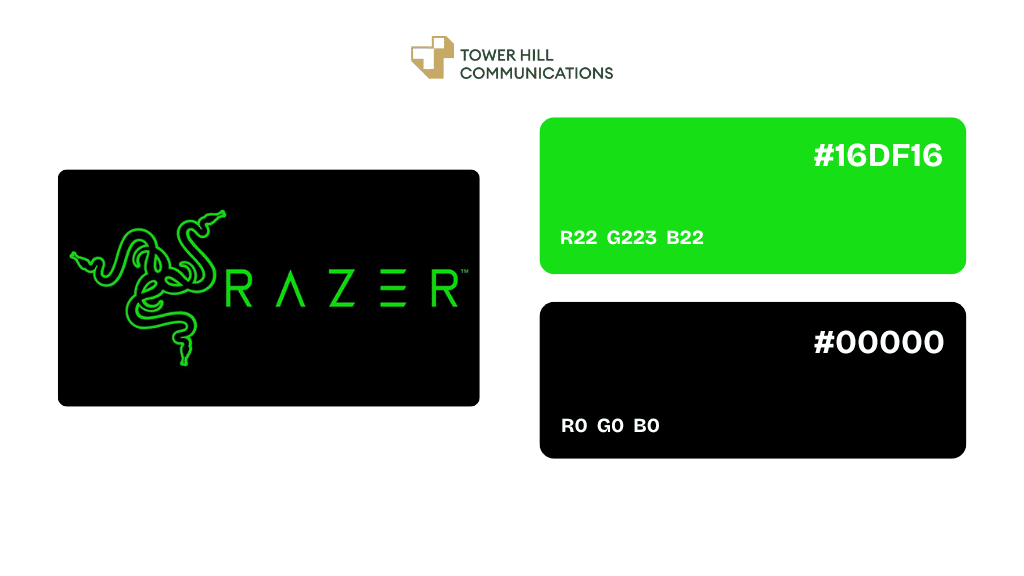 mã màu logo razer