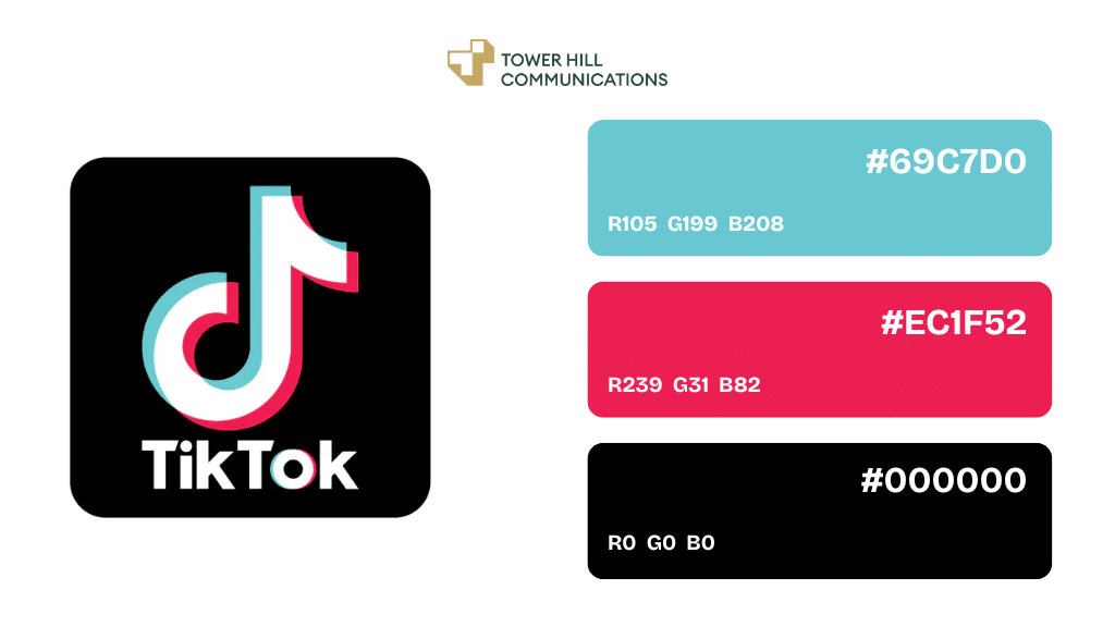 mã màu logo tiktok