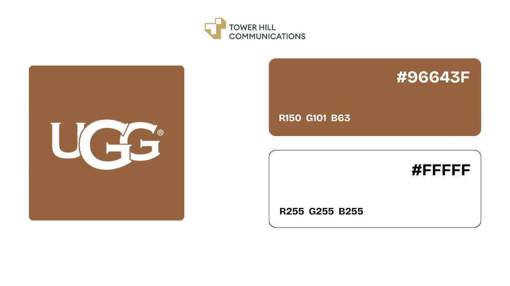 mã màu logo ugg